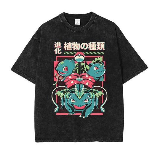[Pokémon] VENUSAUR Oversized Vintage T-shirt