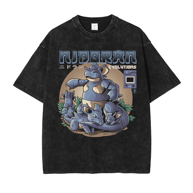 [Pokémon] NIDOQUEEN Oversized Vintage T-shirt