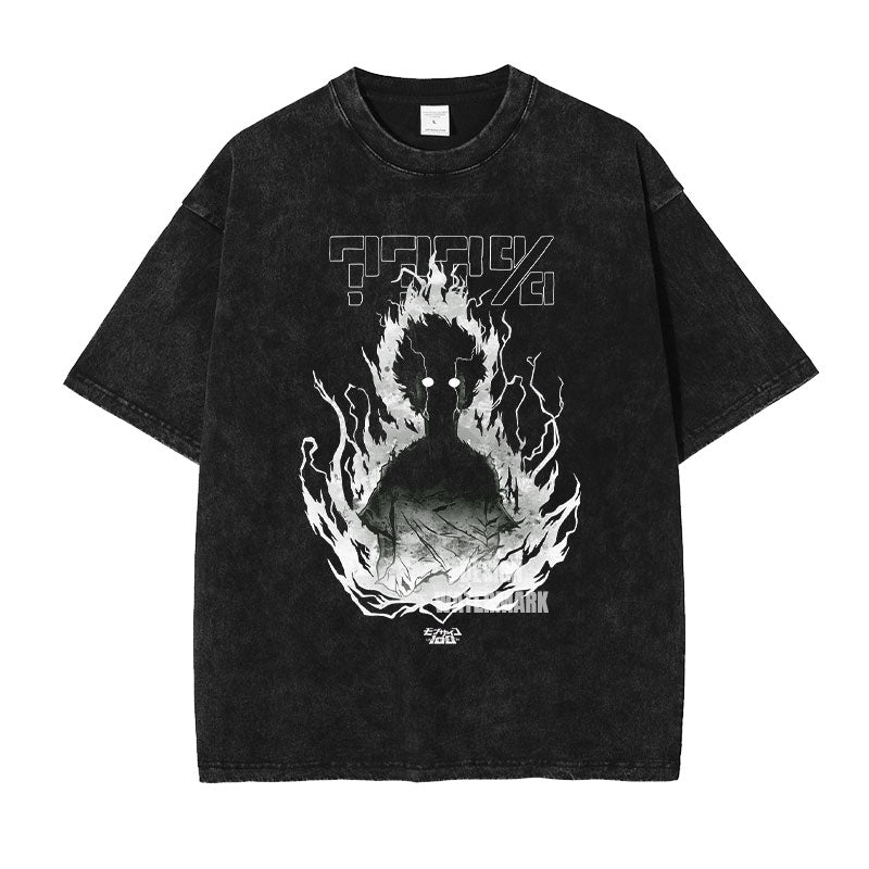 [Mob Psycho] MOB Oversized Vintage T-shirt