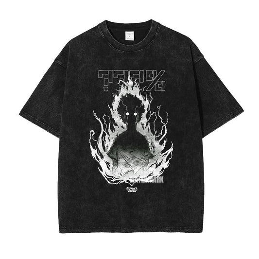 [Mob Psycho] MOB Oversized Vintage T-shirt