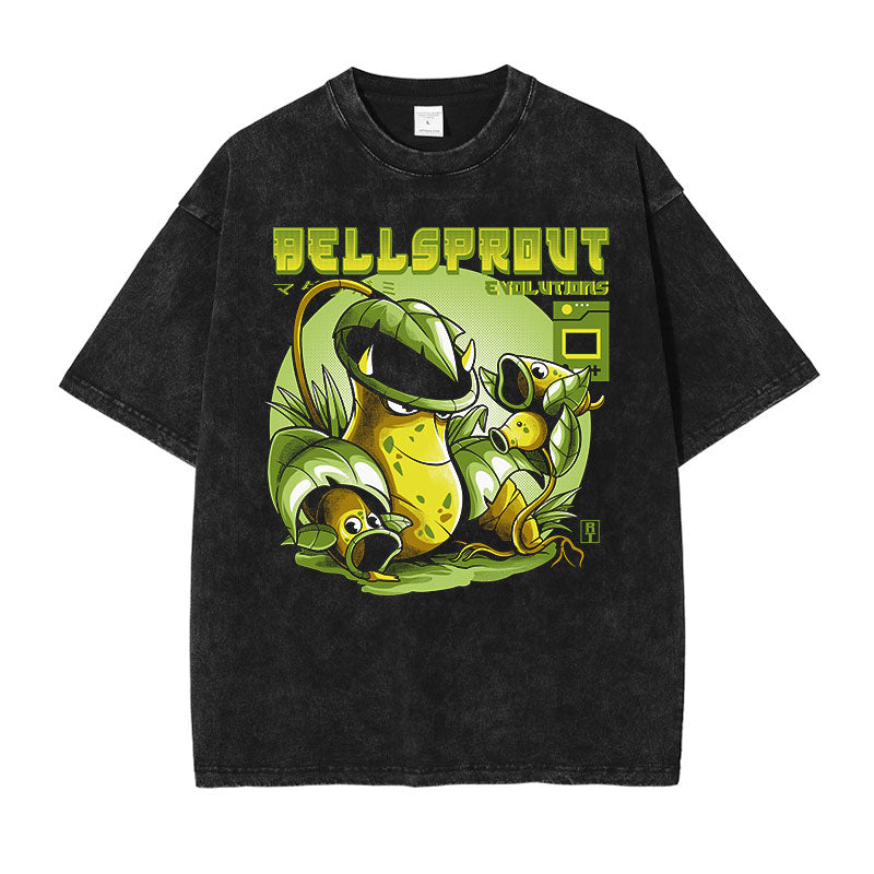 [Pokémon] BELLSPROUT Oversized Vintage T-shirt
