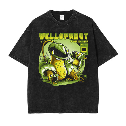 [Pokémon] BELLSPROUT Oversized Vintage T-shirt