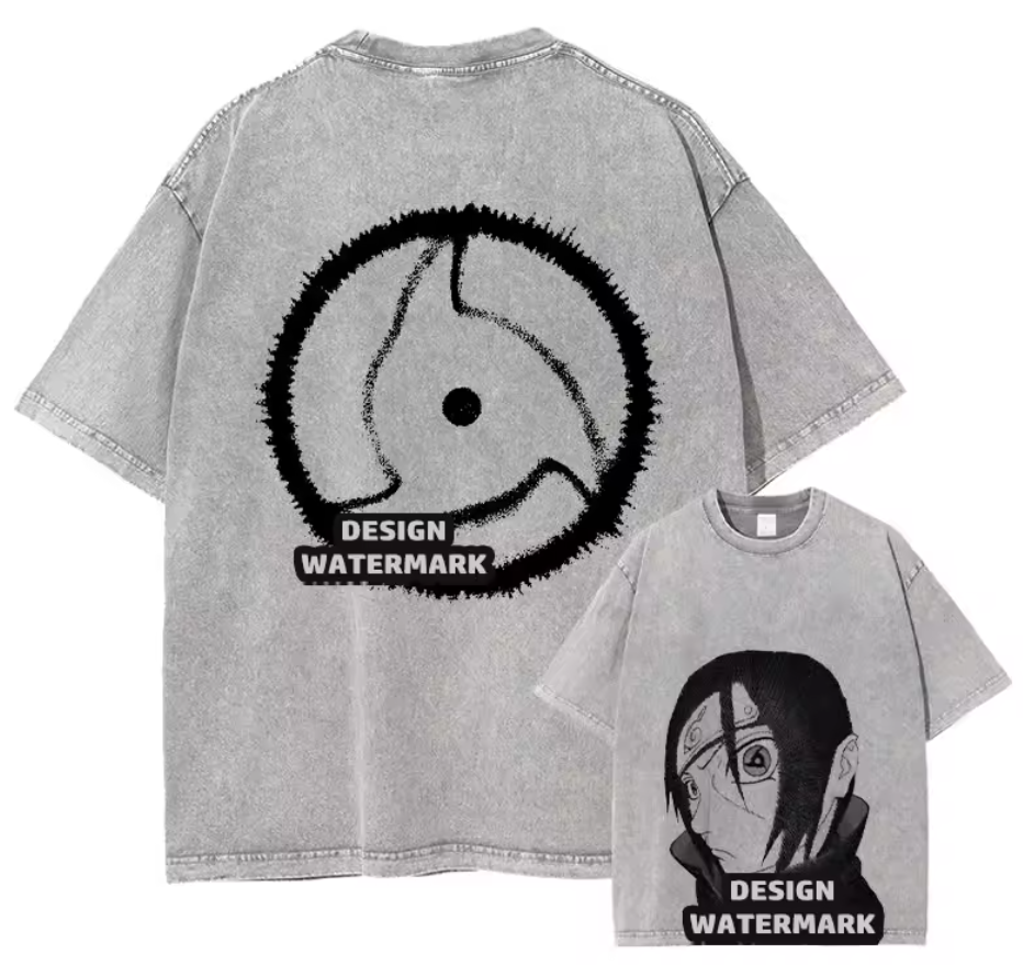 [One Piece] Camiseta vintage extragrande HANCOCK 3