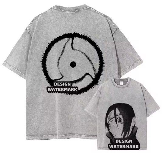 [One Piece] Camiseta vintage extragrande HANCOCK 3