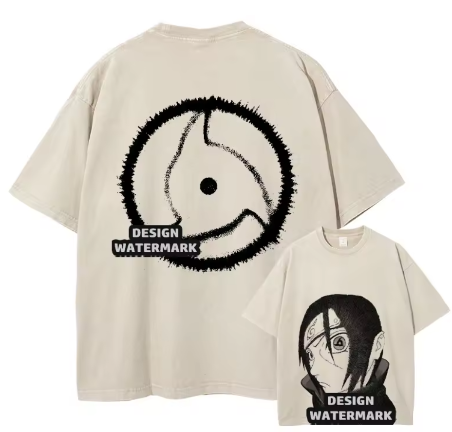 [One Piece] Camiseta vintage extragrande HANCOCK 3