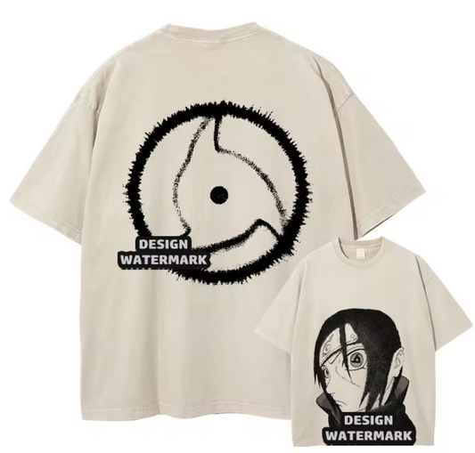 [One Piece] Camiseta vintage extragrande HANCOCK 3