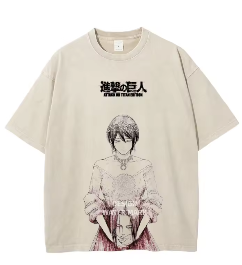 [Attack On Titan] MIKASA Oversized T-shirt
