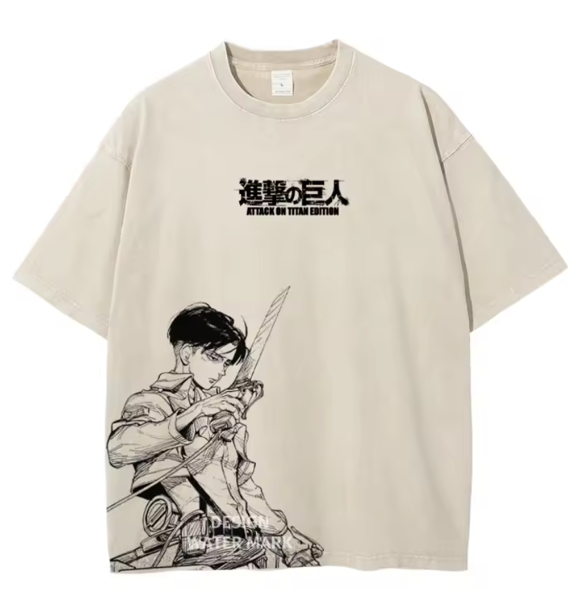 [Attack On Titan] LEVI Oversized T-shirt