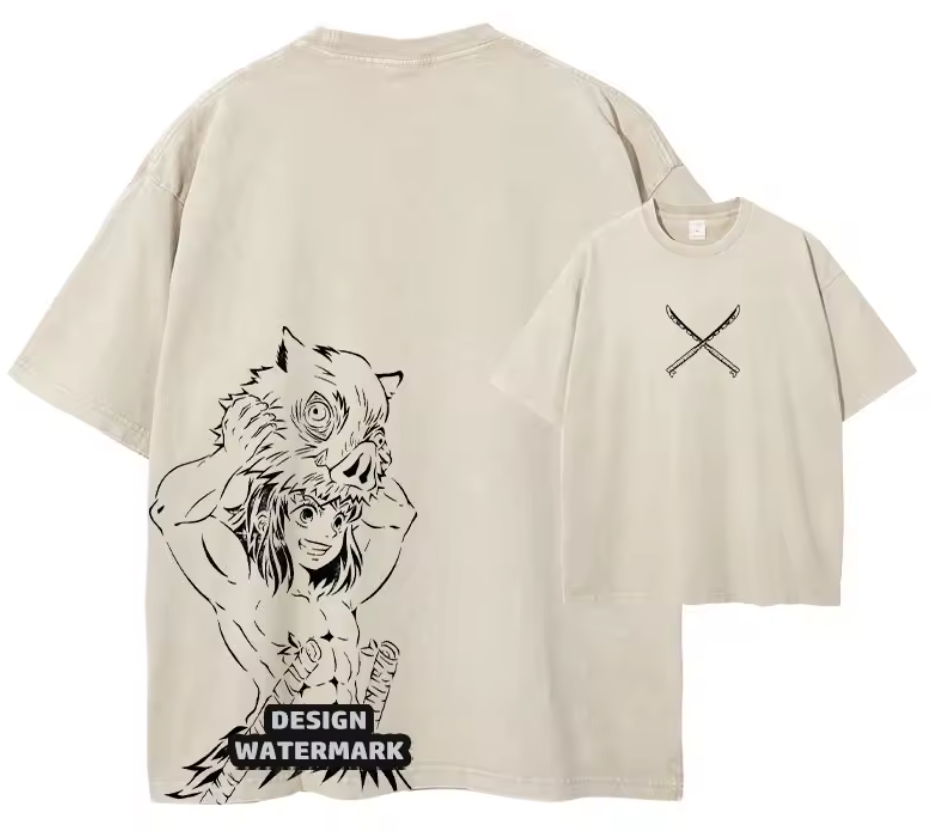 [Demon Slayer] RENGOKU Camiseta vintage extragrande 2