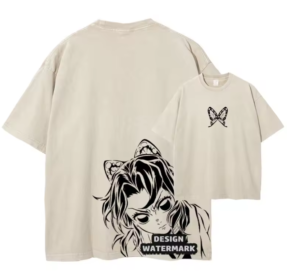 [Demon Slayer] RENGOKU Camiseta vintage extragrande 2