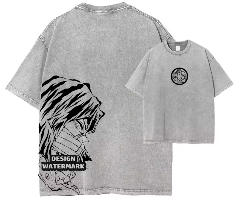 [Demon Slayer] RENGOKU Camiseta vintage extragrande 2