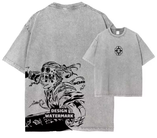[Demon Slayer] RENGOKU Camiseta vintage extragrande 2