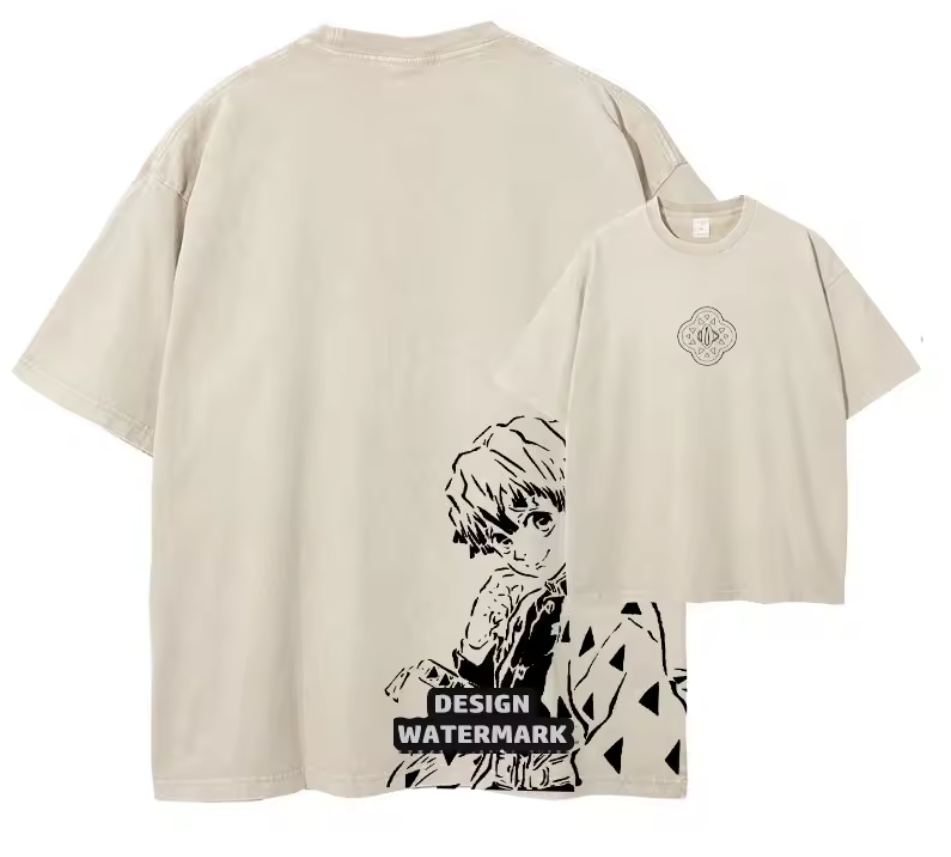 [Demon Slayer] RENGOKU Camiseta vintage extragrande 2