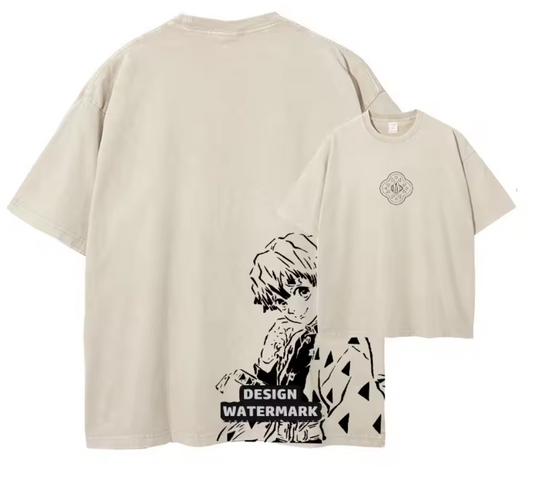 [Demon Slayer] RENGOKU Camiseta vintage extragrande 2