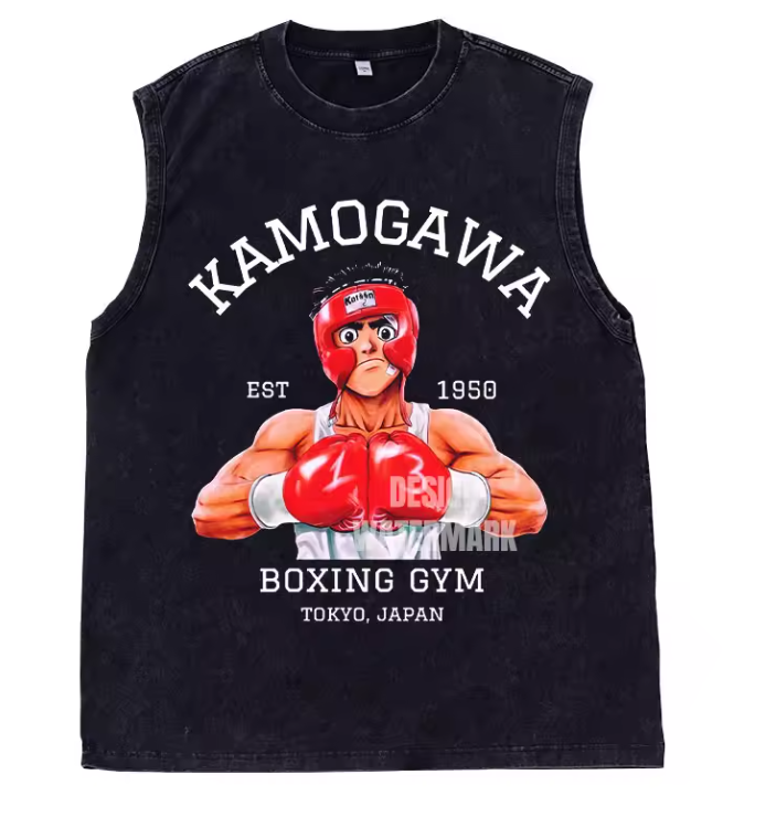 [Hajime no Ippo] Camiseta blanca extragrande de IPPO 2