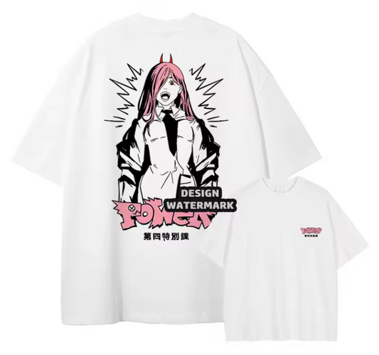 [Chainsaw Man] POWER Oversized T-shirt