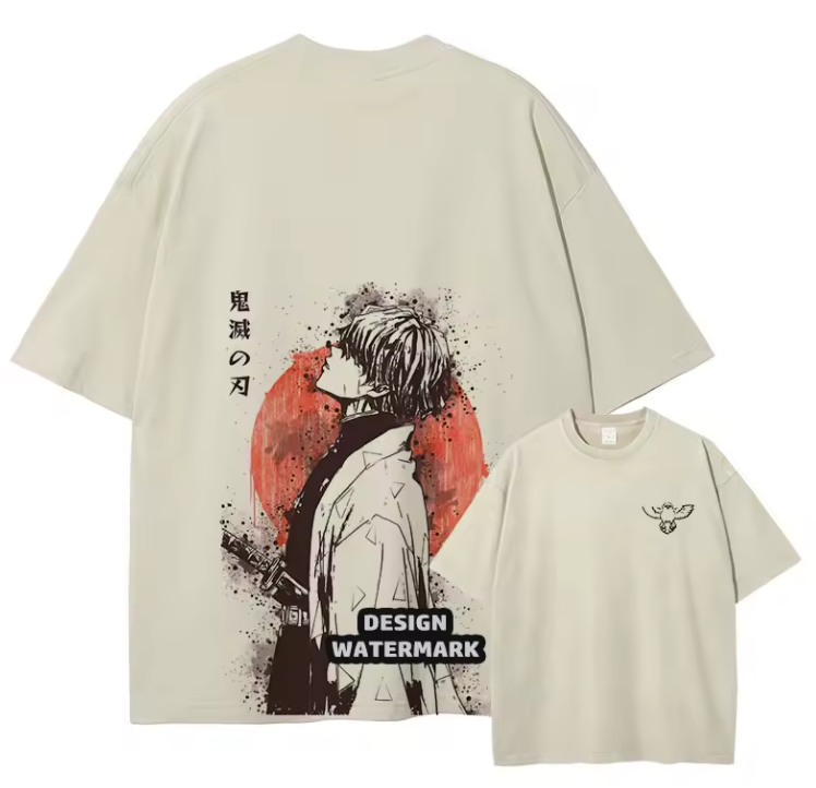 [Demon Slayer] RENGOKU Camiseta vintage extragrande 2