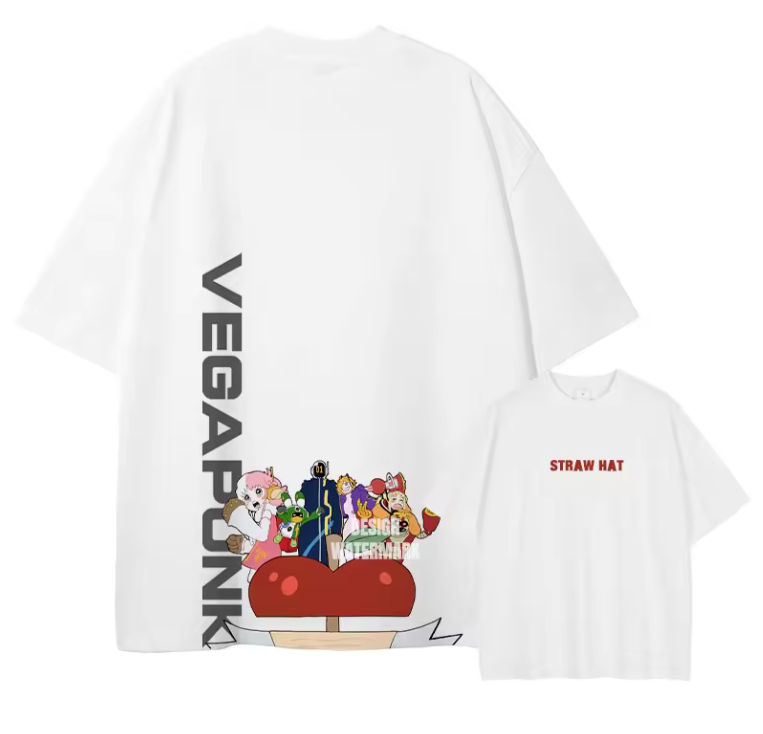 [One Piece] VEGAPUNK Oversized T-shirt
