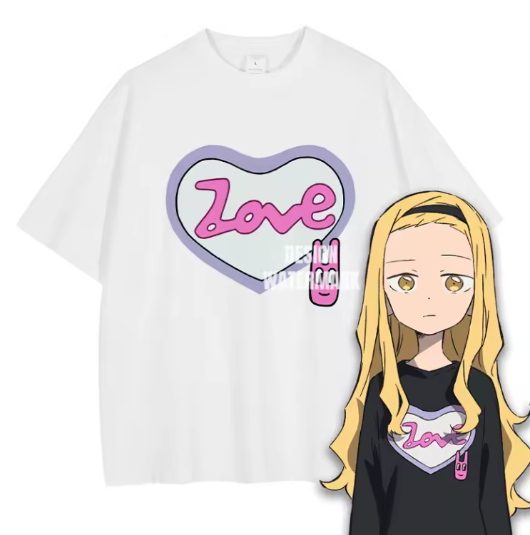 [Frieren] FRIEREN Camiseta extragrande blanca/albaricoque