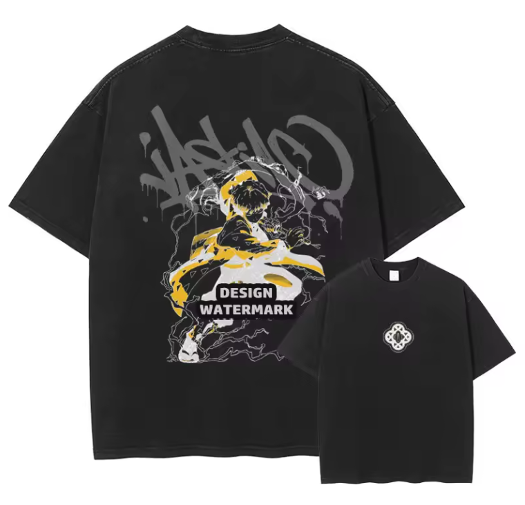[Demon Slayer] RENGOKU Camiseta vintage extragrande 2