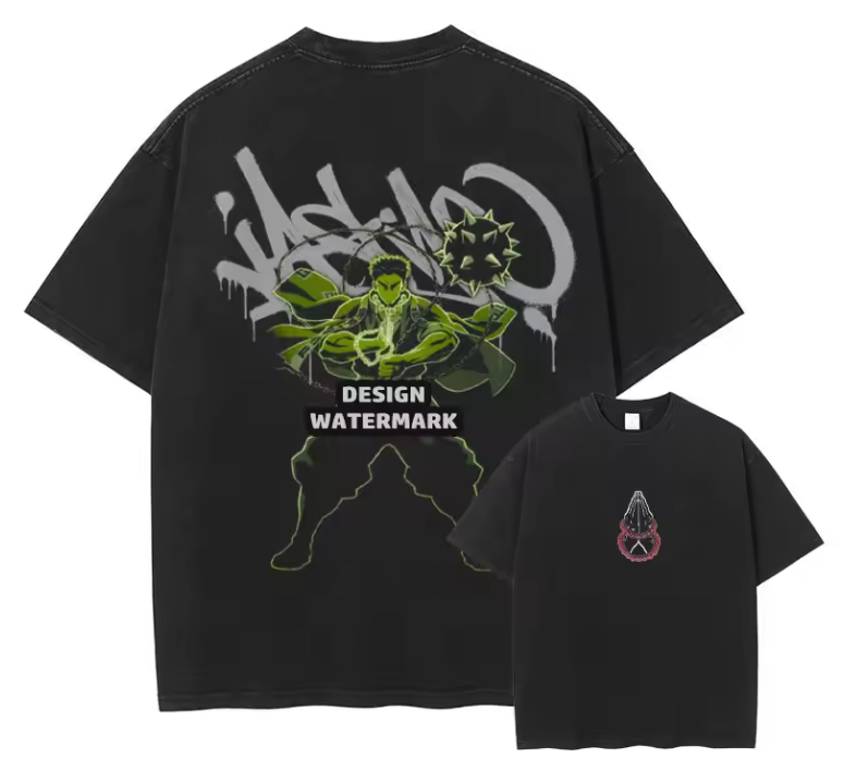 [Demon Slayer] RENGOKU Camiseta vintage extragrande 2