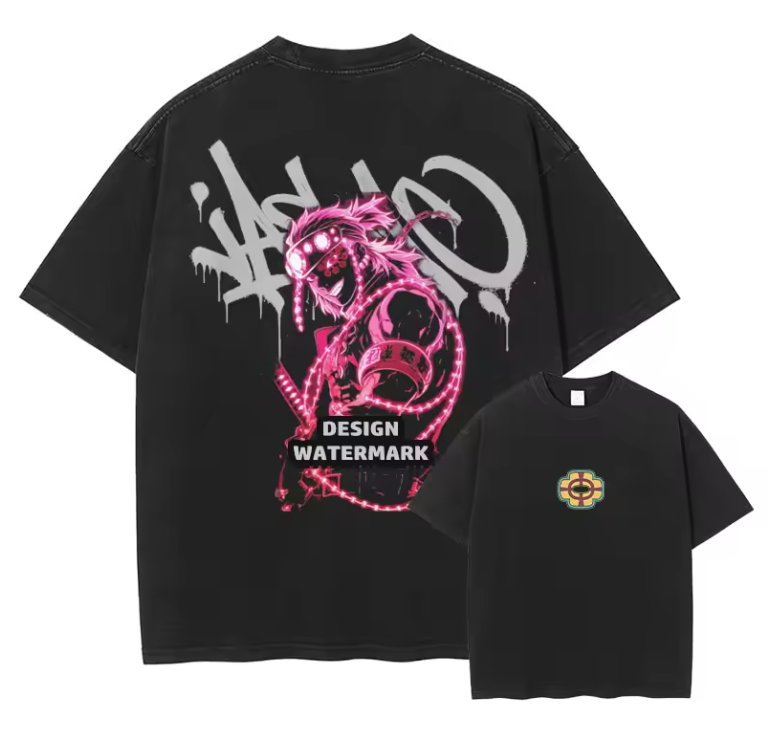 [Demon Slayer] RENGOKU Camiseta vintage extragrande 2