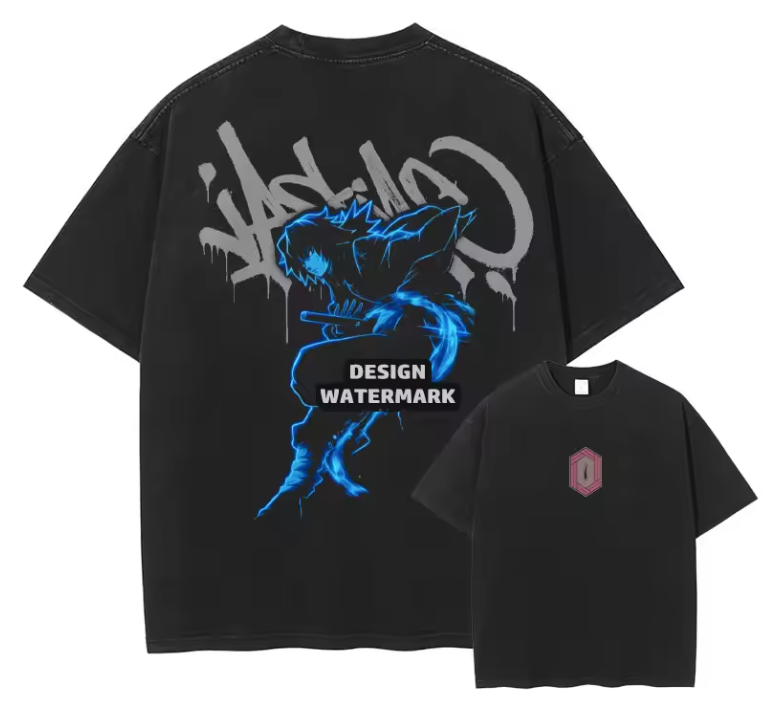 [Demon Slayer] RENGOKU Camiseta vintage extragrande 2