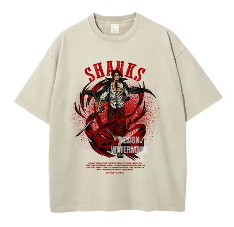[One Piece] SHANKS Oversized T-shirt