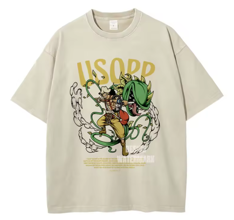 [One Piece] USOPP Oversized T-shirt