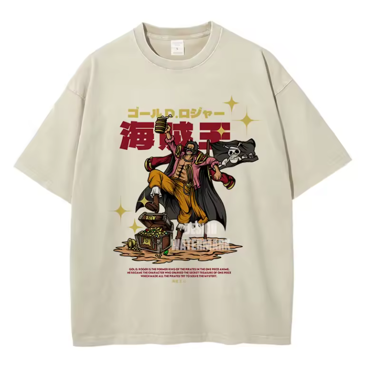 [One Piece] ROGER Oversized T-shirt