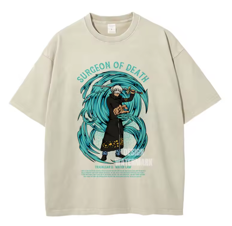 [One Piece] LAW Oversized T-shirt
