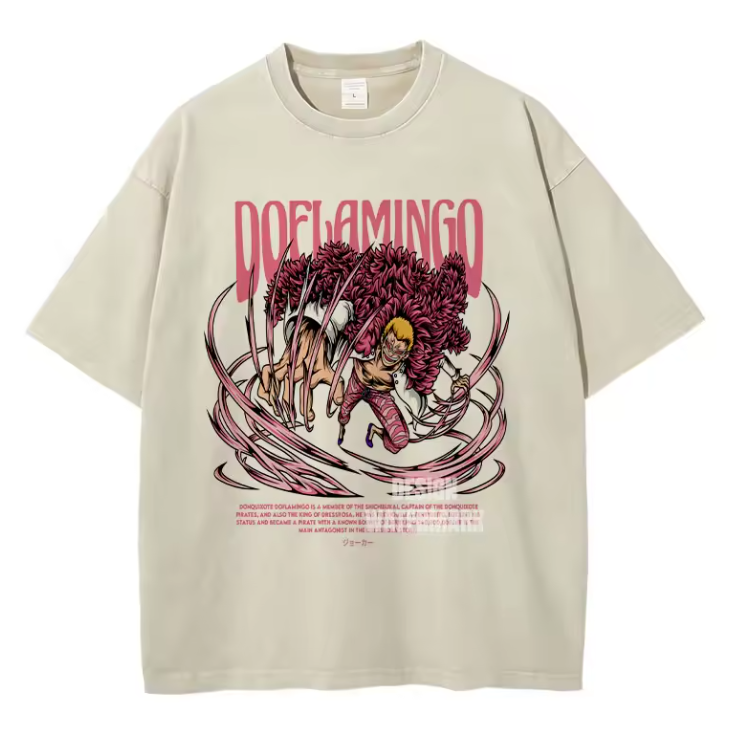 [One Piece] DOFLAMINGO Oversized T-shirt