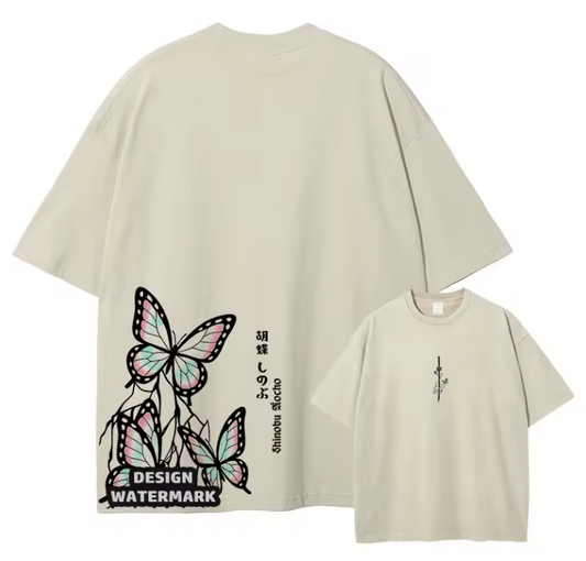 [Demon Slayer] RENGOKU Camiseta vintage extragrande 2