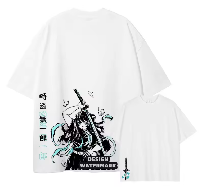 [Demon Slayer] RENGOKU Camiseta vintage extragrande 2