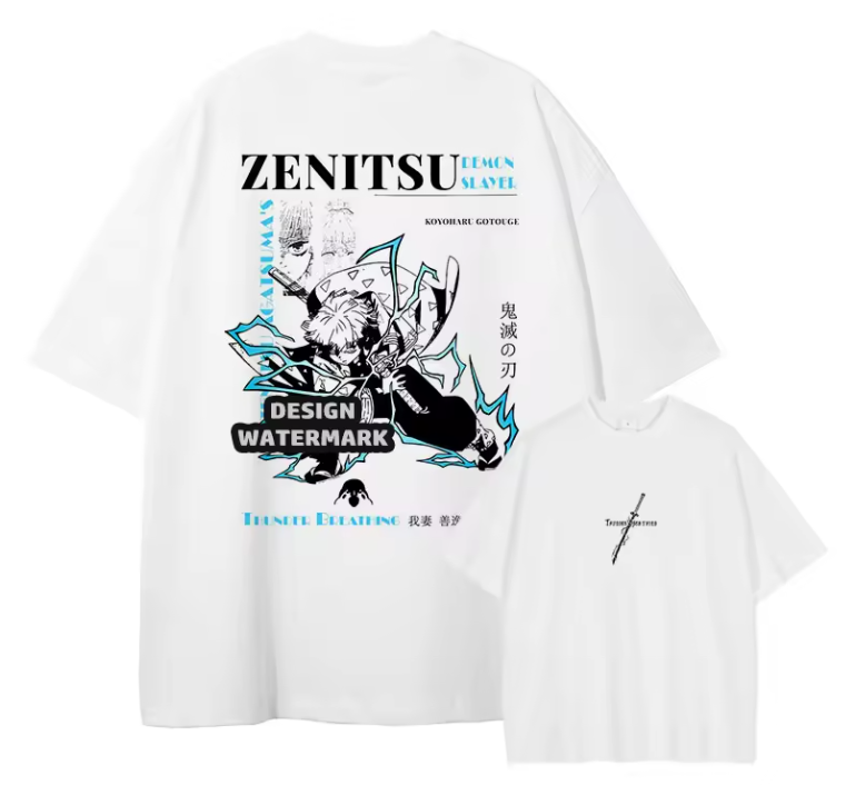 [Demon Slayer] RENGOKU Camiseta vintage extragrande 2