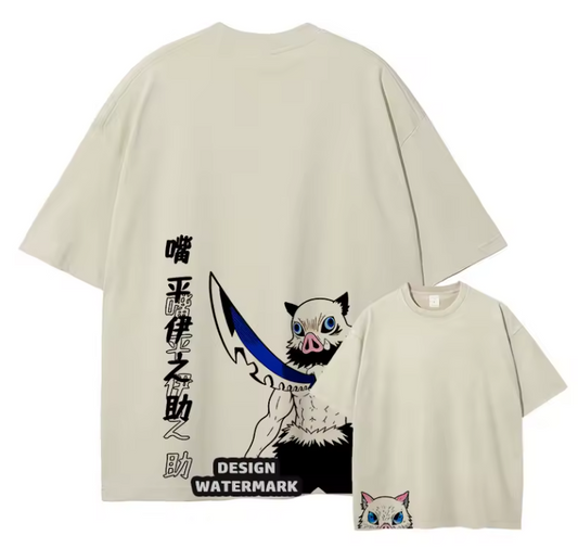 [Demon Slayer] RENGOKU Camiseta vintage extragrande 2