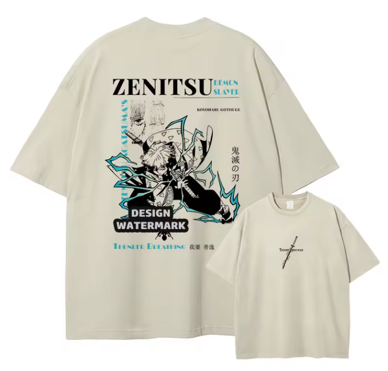[Demon Slayer] RENGOKU Camiseta vintage extragrande 2