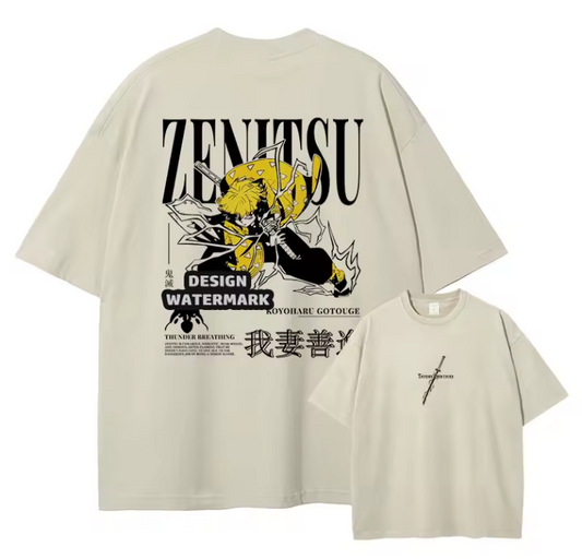 [Demon Slayer] RENGOKU Camiseta vintage extragrande 2