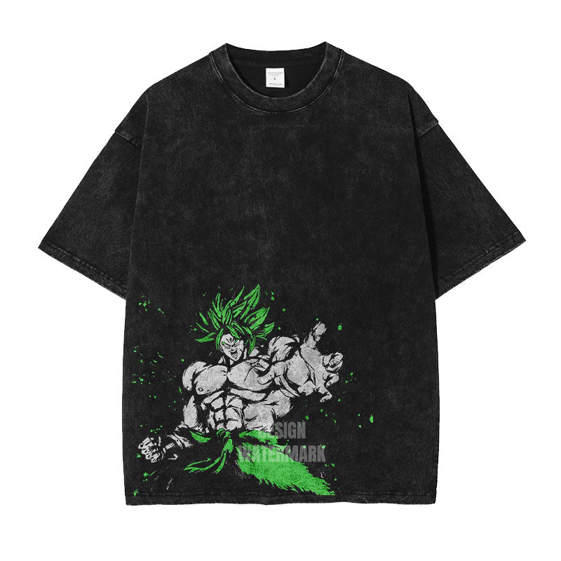 [Dragon Ball] BROLY Oversized Vintage T-shirt