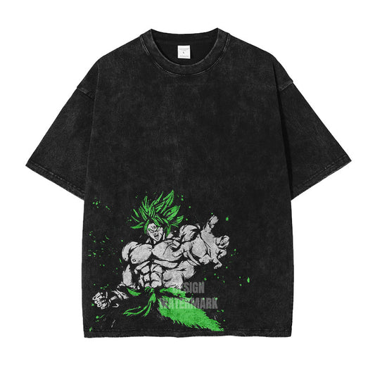 [Dragon Ball] BROLY Oversized Vintage T-shirt