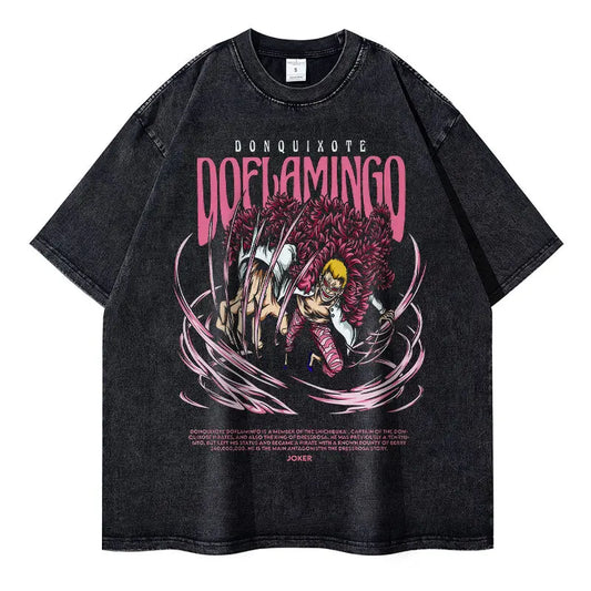 [One Piece] DOFLAMINGO Oversized Vintage T-shirt