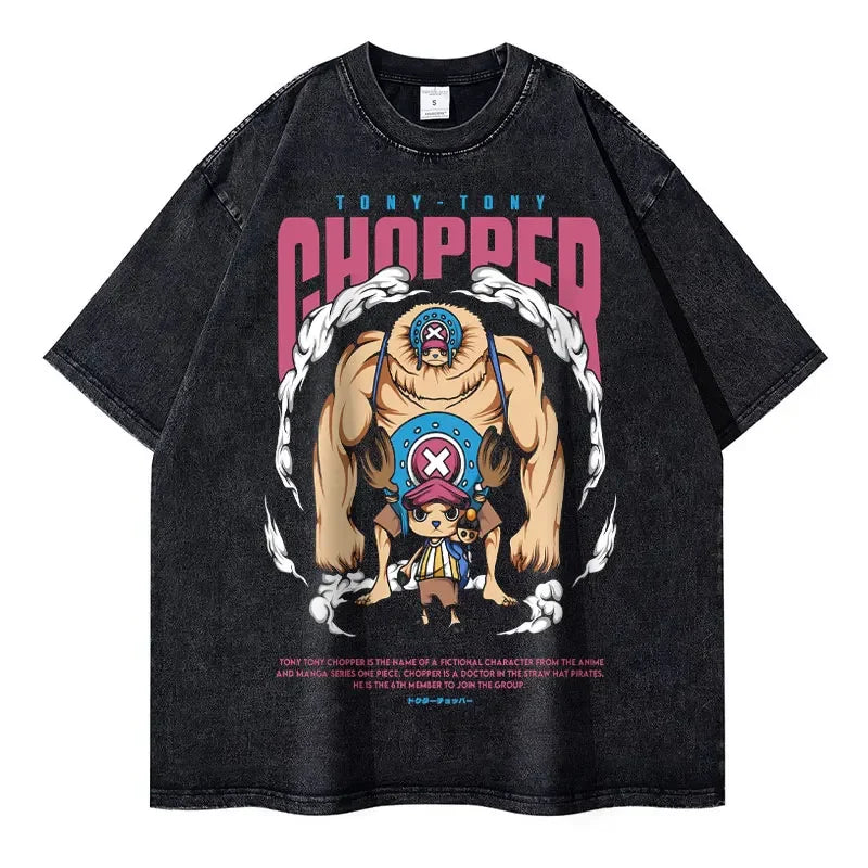 [One Piece] CHOPPER Oversized Vintage T-shirt