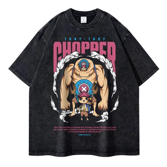 [One Piece] CHOPPER Oversized Vintage T-shirt