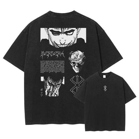 [Berserk] Camiseta vintage extragrande