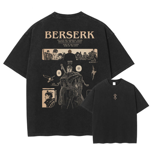 [Berserk] Camiseta vintage extragrande 3