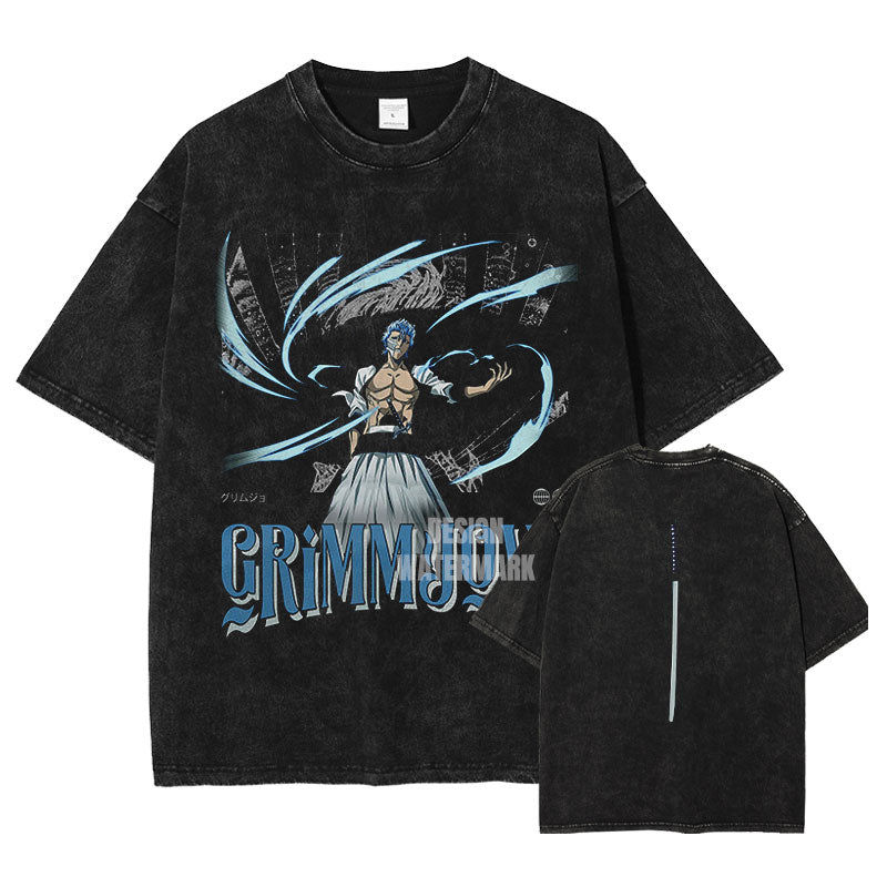 [Bleach] GRIMMJOW Oversized Vintage T-shirt