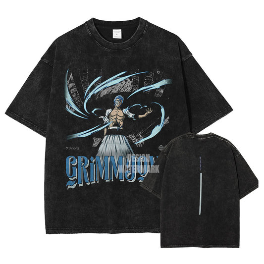 [One Piece] Camiseta vintage extragrande HANCOCK 3