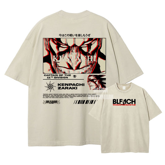 [One Piece] Camiseta vintage extragrande HANCOCK 3
