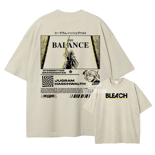 [One Piece] Camiseta vintage extragrande HANCOCK 3