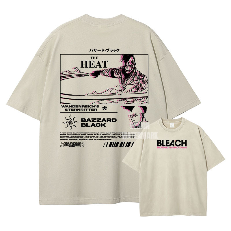 [Bleach] BAZZARD Oversized Apricot T-shirt